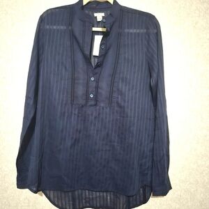 NWT..J,CREW.. Midnight Blue Top..SIZE:XS